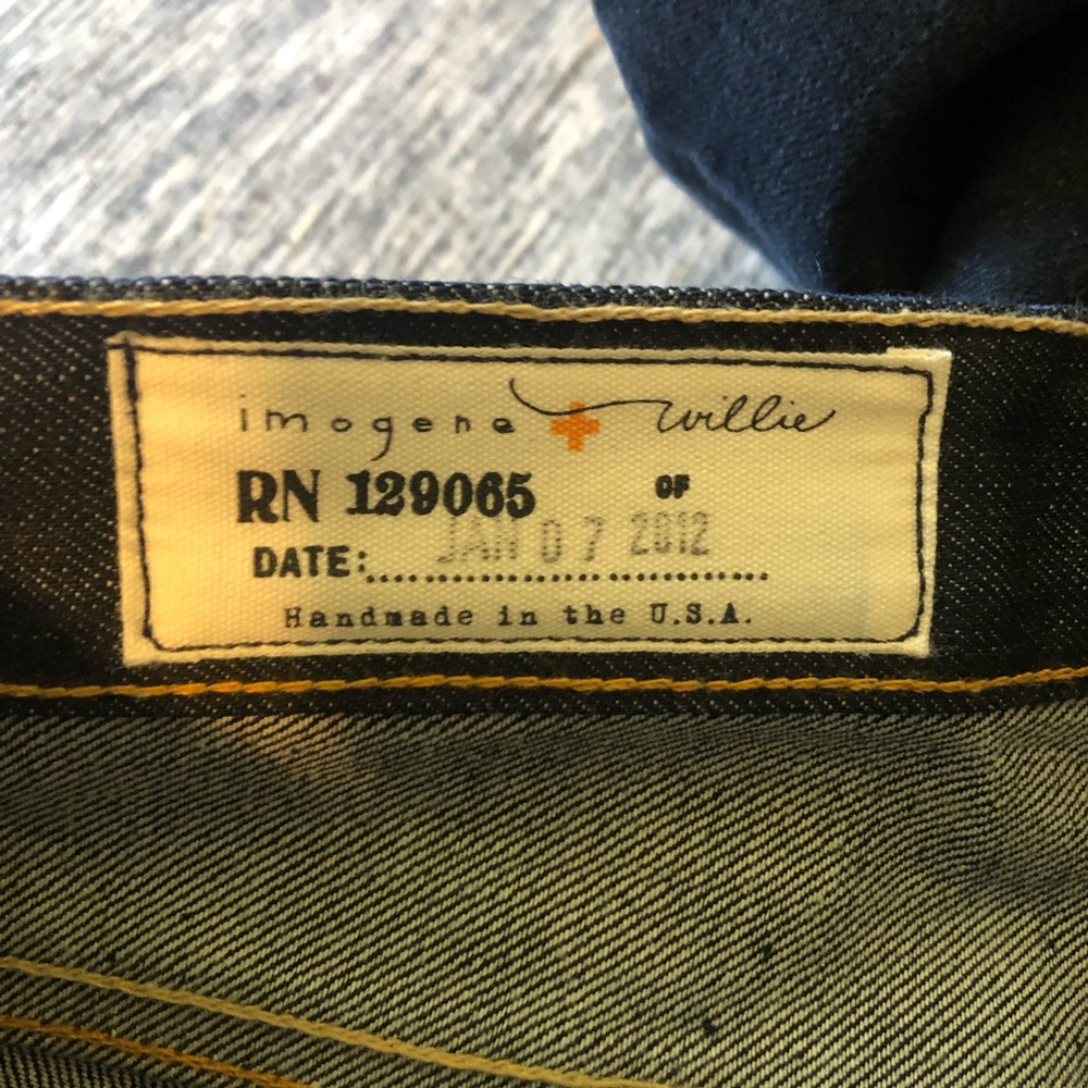 Imogene + Willie Mid Rise Dark Wash Skinny Jeans - Picture 5 of 9